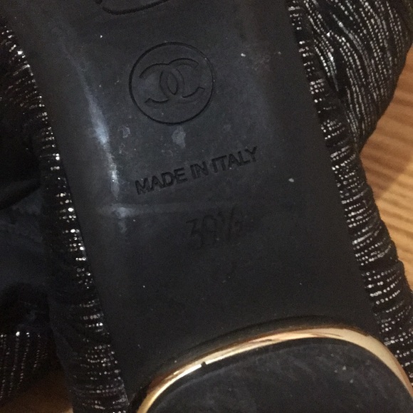 Authentic Chanel slip ons - Picture 8 of 8